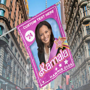 Kamala Harris 2024 Flag | Pink Kamala Harris Flag | Democrat Garden Flag House Flag T1481 - KH2