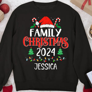 Family Christmas Shirt, Matching Christmas Family Shirt, Personalized Custom Family Sweatshirt C1388