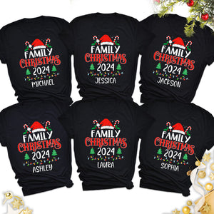 Family Christmas Shirt, Matching Christmas Family Shirt, Personalized Custom Family Sweatshirt C1388