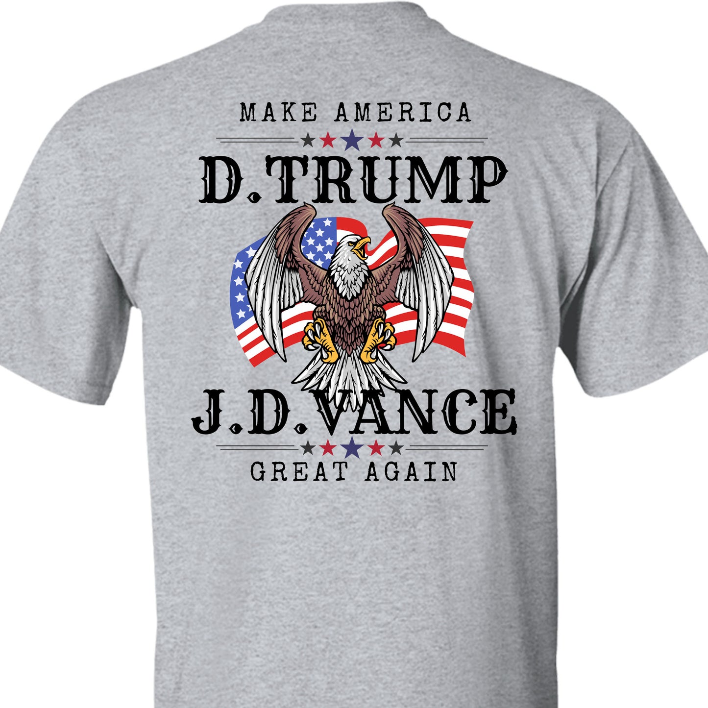 Trump Vance Make America Great Again Shirt | JD Vance Shirt | Election 2024 Shirt | Trump Supporters Backside Shirt Bright T1389 - GOP