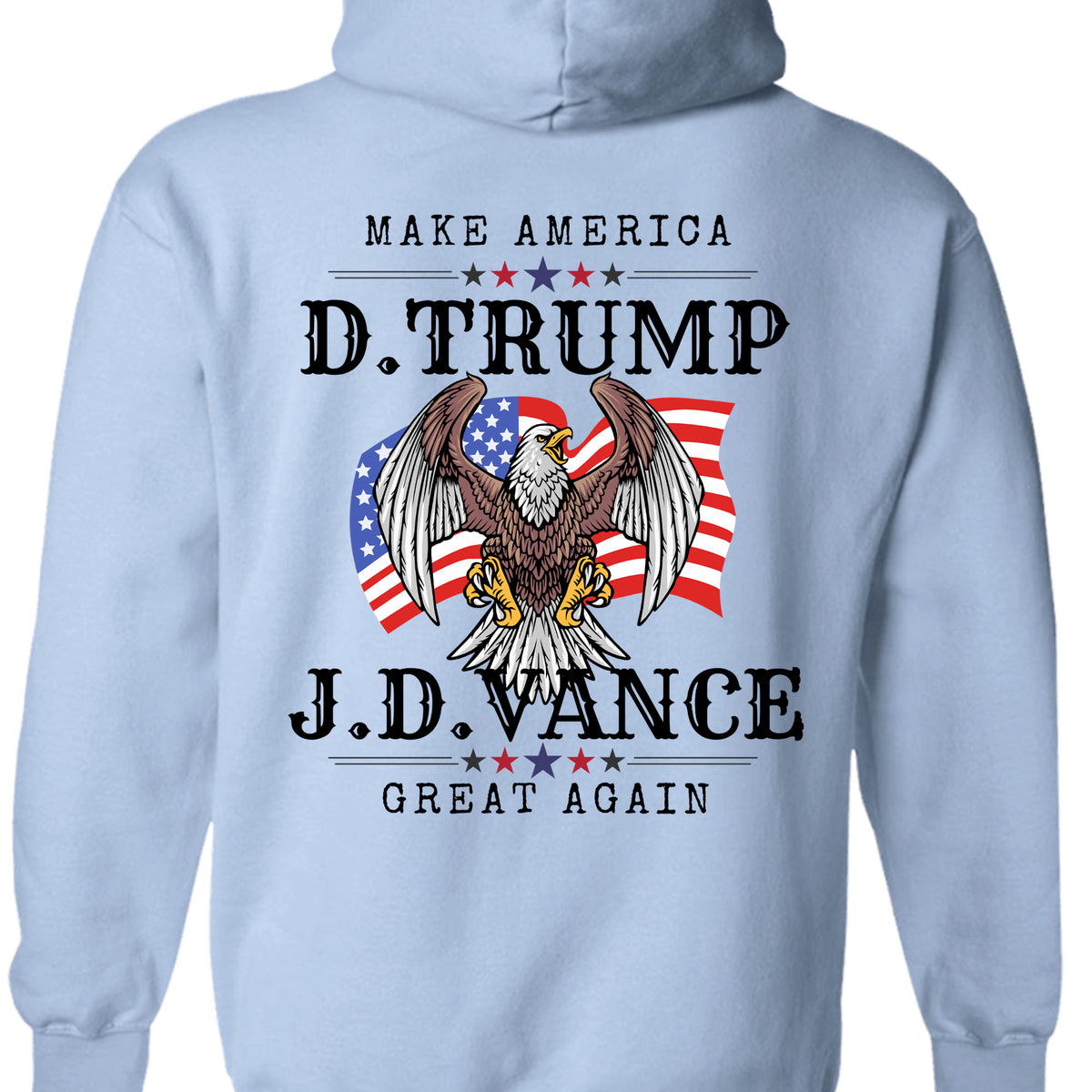 Trump Vance Make America Great Again Shirt | JD Vance Shirt | Election 2024 Shirt | Trump Supporters Backside Shirt Bright T1389 - GOP