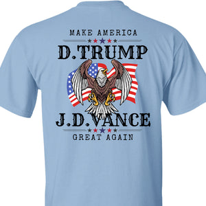 Trump Vance Make America Great Again Shirt | JD Vance Shirt | Election 2024 Shirt | Trump Supporters Backside Shirt Bright T1389 - GOP