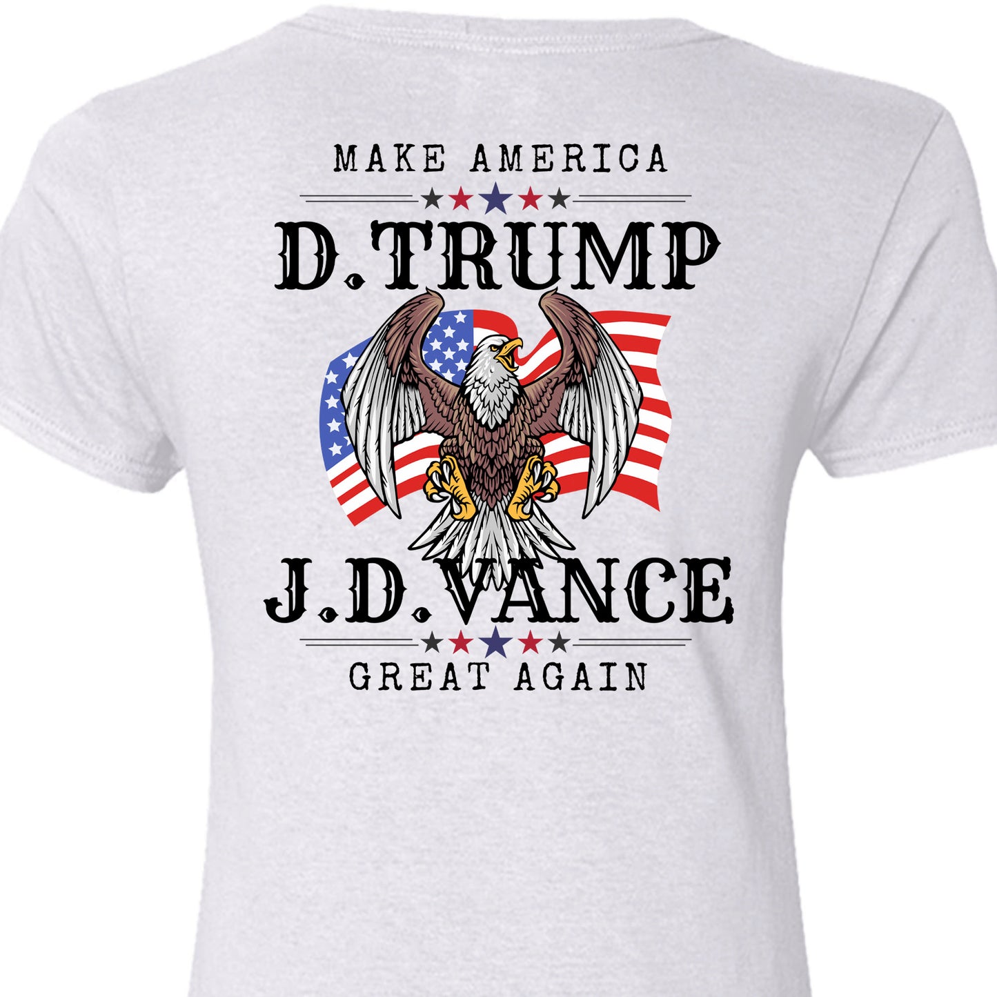 Trump Vance Make America Great Again Shirt | JD Vance Shirt | Election 2024 Shirt | Trump Supporters Backside Shirt Bright T1389 - GOP