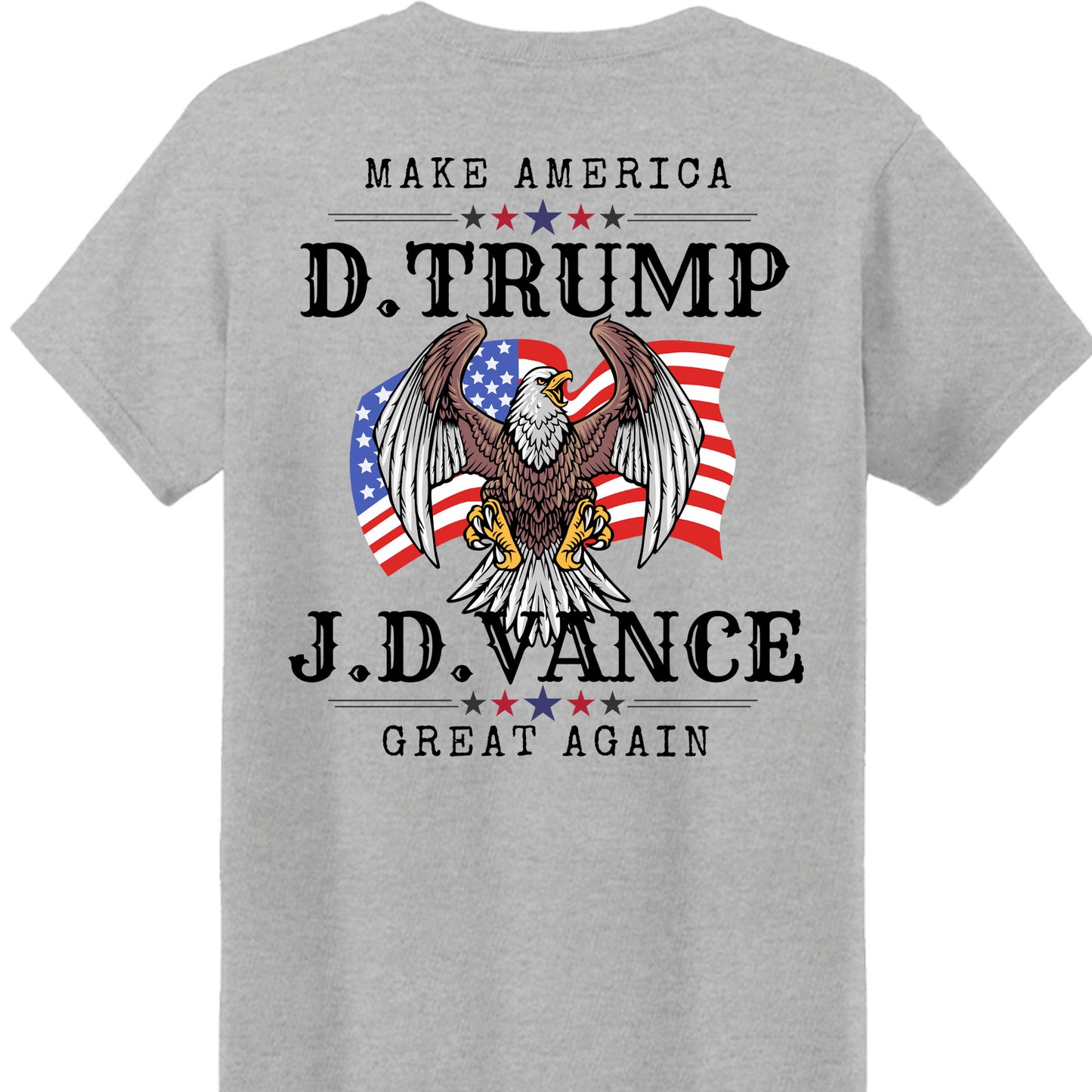 Trump Vance Make America Great Again Shirt | JD Vance Shirt | Election 2024 Shirt | Trump Supporters Backside Shirt Bright T1389 - GOP