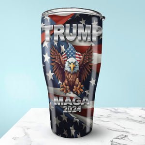 Legends Never Die Tumbler | Trump Maga 2024 | Trump Fight 2024 30 Oz Stainless Steel Tumbler T1395 - GOP