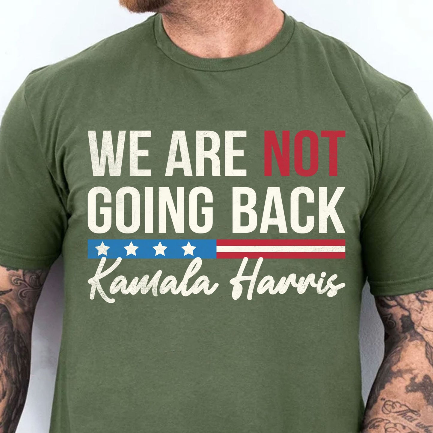 We Are Not Going Back Shirt | Kamala Harris 2024 Shirt | Democrat Shirt Dark T1401 - KH2
