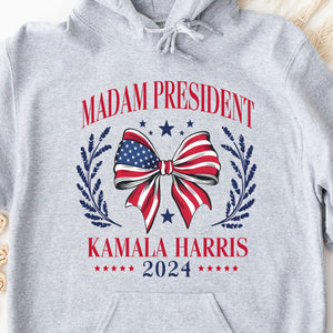 Madam President Shirt | Kamala Harris 2024 Shirt | Democrat Shirt Bright T1403 - KH2