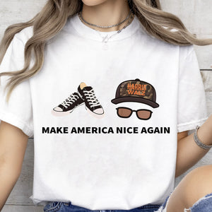 Make America Nice Again Harris Walz Shirt | Kamala Harris 2024 Shirt | Democrat Shirt Bright T1406 - KH2