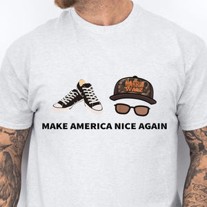 Make America Nice Again Harris Walz Shirt | Kamala Harris 2024 Shirt | Democrat Shirt Bright T1406 - KH2