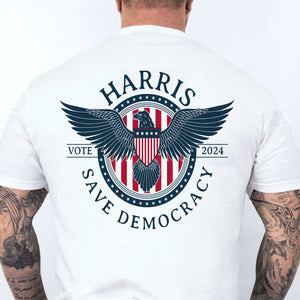 Kamala Harris Save Democracy Shirt | Kamala Harris 2024 Shirt | Democrat Backside Shirt Bright T1416 - KH2