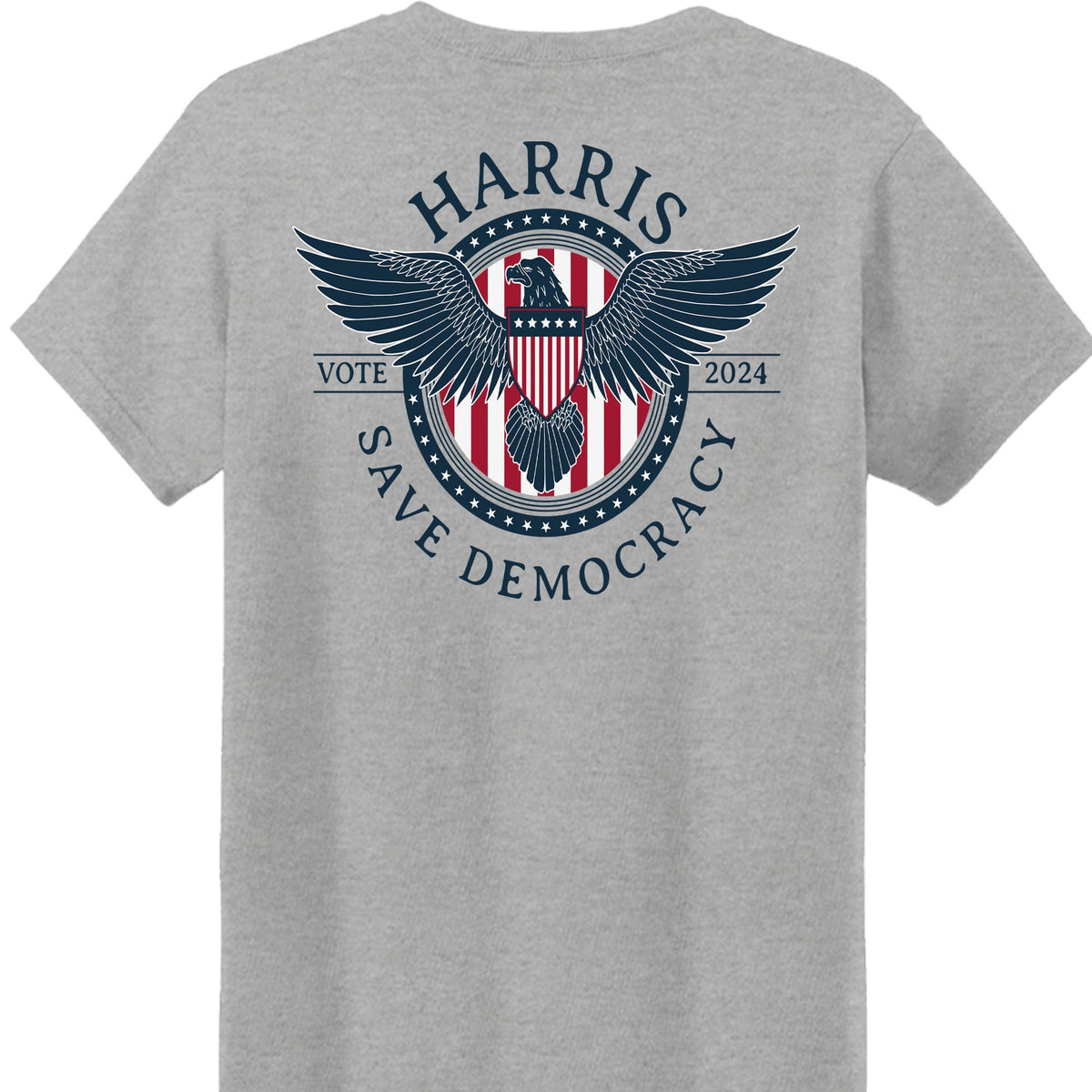 Kamala Harris Save Democracy Shirt | Kamala Harris 2024 Shirt | Democrat Backside Shirt Bright T1416 - KH2