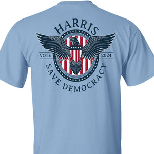 Kamala Harris Save Democracy Shirt | Kamala Harris 2024 Shirt | Democrat Backside Shirt Bright T1416 - KH2