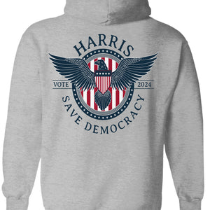 Kamala Harris Save Democracy Shirt | Kamala Harris 2024 Shirt | Democrat Backside Shirt Bright T1416 - KH2