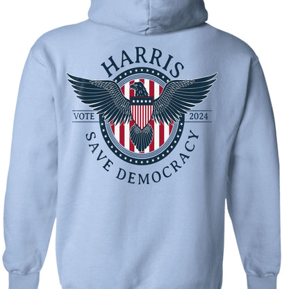 Kamala Harris Save Democracy Shirt | Kamala Harris 2024 Shirt | Democrat Backside Shirt Bright T1416 - KH2