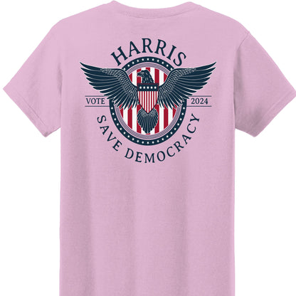 Kamala Harris Save Democracy Shirt | Kamala Harris 2024 Shirt | Democrat Backside Shirt Bright T1416 - KH2