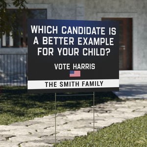 Kamala Harris Better Example Democrat Yard Sign | Kamala Harris 2024 Yard Sign C1426 - KH2