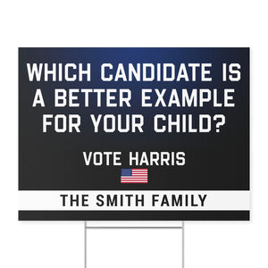 Kamala Harris Better Example Democrat Yard Sign | Kamala Harris 2024 Yard Sign C1426 - KH2