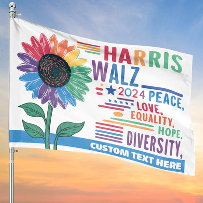 Patriotic Kamala Harris Flag | Kamala Harris 2024 Flag | Democrat Garden Flag House Flag T1430 - KH2