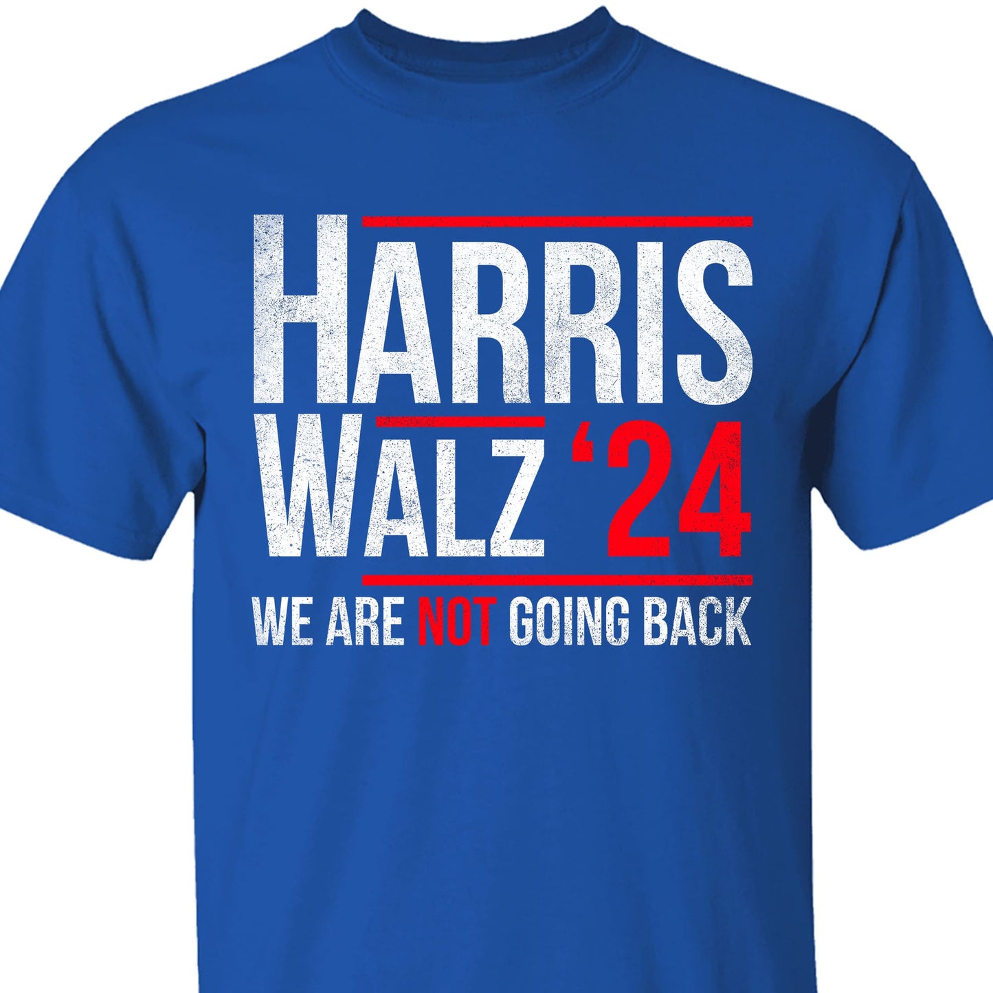 Harris Walz 2024 We Are Not Going Back Shirt | Kamala Harris 2024 Shirt | Democrat Shirt Dark K1432 - KH2