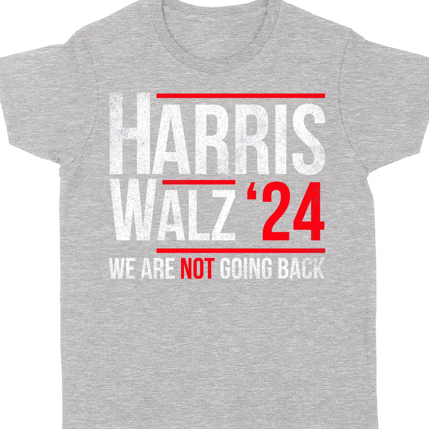Harris Walz 2024 We Are Not Going Back Shirt | Kamala Harris 2024 Shirt | Democrat Shirt Dark K1432 - KH2