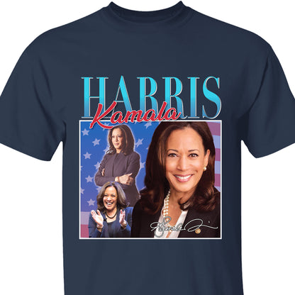 Kamala Harris Retro 90's Vintage Shirt | Kamala Harris 2024 Shirt | Democrat Shirt Dark K1433 - KH2