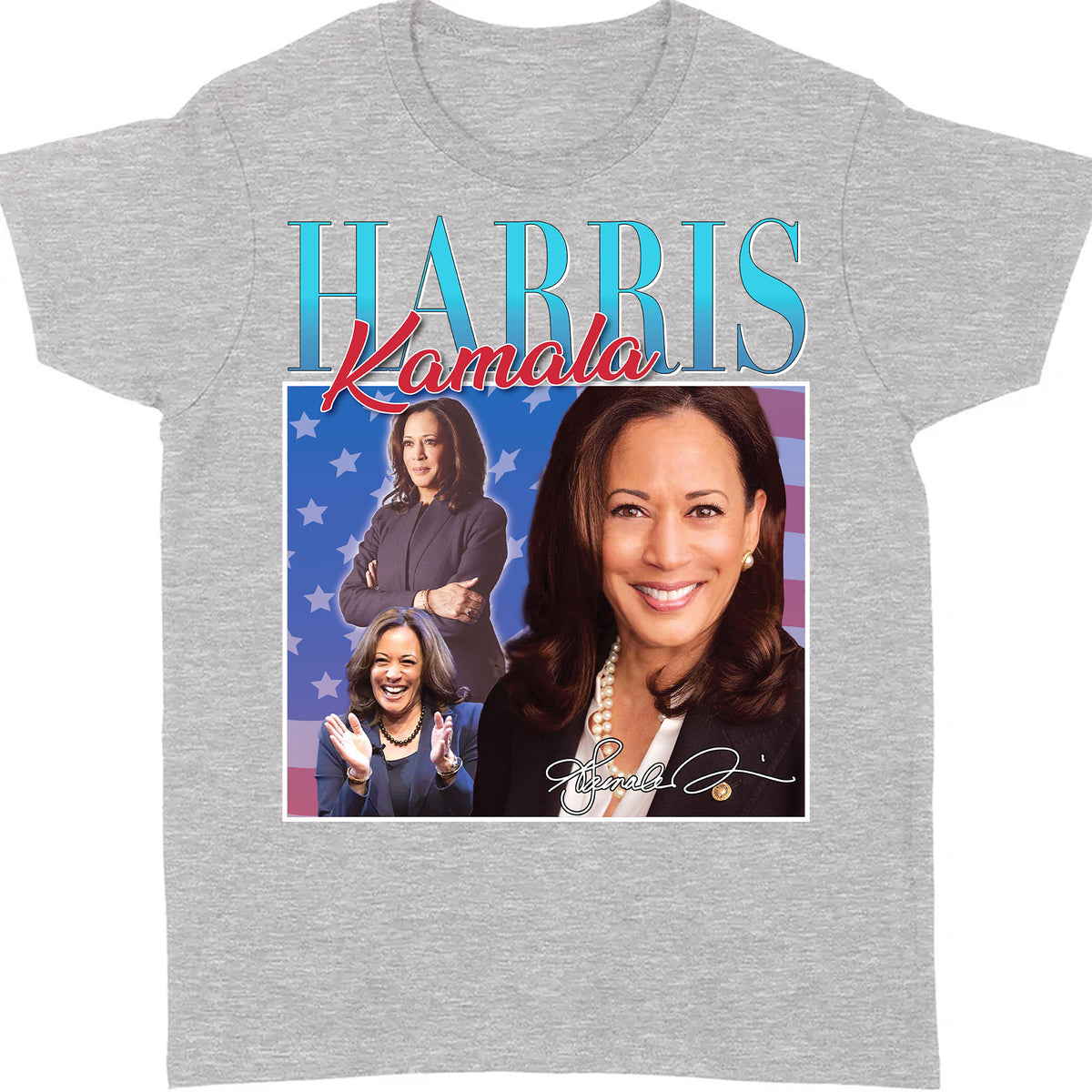 Kamala Harris Retro 90's Vintage Shirt | Kamala Harris 2024 Shirt | Democrat Shirt Dark K1433 - KH2