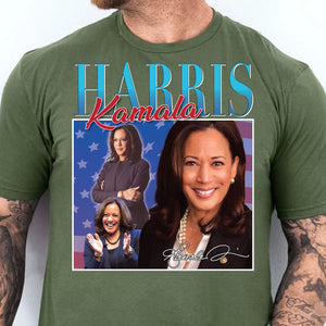 Kamala Harris Retro 90's Vintage Shirt | Kamala Harris 2024 Shirt | Democrat Shirt Dark K1433 - KH2