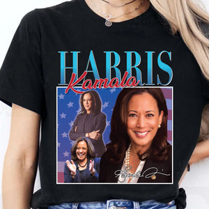 Kamala Harris Retro 90's Vintage Shirt | Kamala Harris 2024 Shirt | Democrat Shirt Dark K1433 - KH2