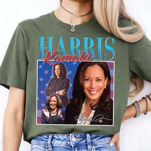 Kamala Harris Retro 90's Vintage Shirt | Kamala Harris 2024 Shirt | Democrat Shirt Dark K1433 - KH2