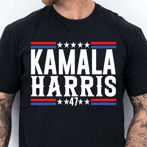 Kamala Harris 47 Shirt | Kamala Harris 2024 Shirt | Democrat Shirt Dark T1441 - KH2