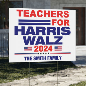 Custom Job For Harris Walz 2024 Yard Sign | Kamala Harris 2024 Yard Sign | Democrat Yard Sign T1446 - KH2