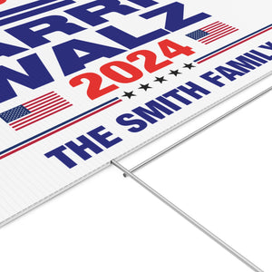 Custom Job For Harris Walz 2024 Yard Sign | Kamala Harris 2024 Yard Sign | Democrat Yard Sign T1446 - KH2