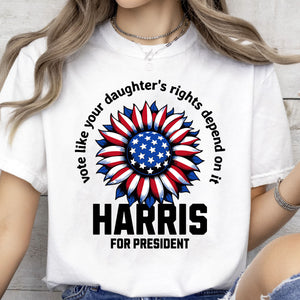 Kamala Harris Vote For Women Rights Shirt | Kamala Harris 2024 Shirt | Democrat Shirt Bright T1449 - KH2