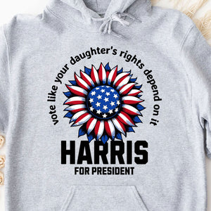 Kamala Harris Vote For Women Rights Shirt | Kamala Harris 2024 Shirt | Democrat Shirt Bright T1449 - KH2