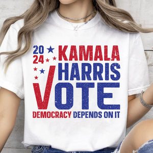 Kamala For Vote 2024 President Shirt | Kamala Harris 2024 Shirt | Democrat Shirt Bright T1454 - KH2