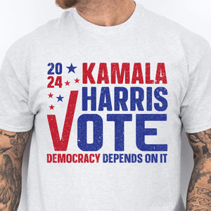 Kamala For Vote 2024 President Shirt | Kamala Harris 2024 Shirt | Democrat Shirt Bright T1454 - KH2