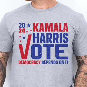 Kamala For Vote 2024 President Shirt | Kamala Harris 2024 Shirt | Democrat Shirt Bright T1454 - KH2