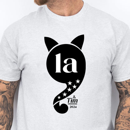 Kamala Harris Cat Comma Shirt | Kamala Harris 2024 Shirt | Democrat Shirt Bright T1457 - KH2