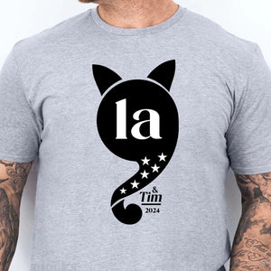 Kamala Harris Cat Comma Shirt | Kamala Harris 2024 Shirt | Democrat Shirt Bright T1457 - KH2