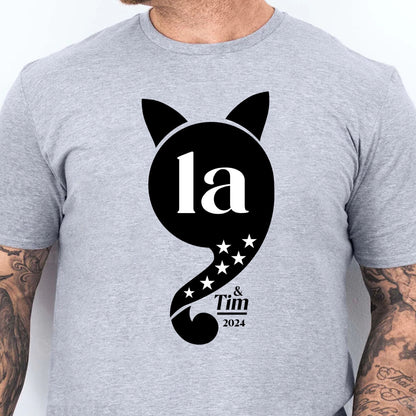 Kamala Harris Cat Comma Shirt | Kamala Harris 2024 Shirt | Democrat Shirt Bright T1457 - KH2