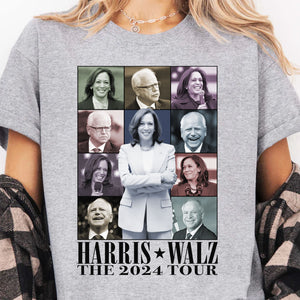 Harris Walz The Eras Tour Shirt | Kamala Harris 2024 Shirt | Tim Walz 2024 Shirt | Democrat Shirt Bright C1461 - KH2