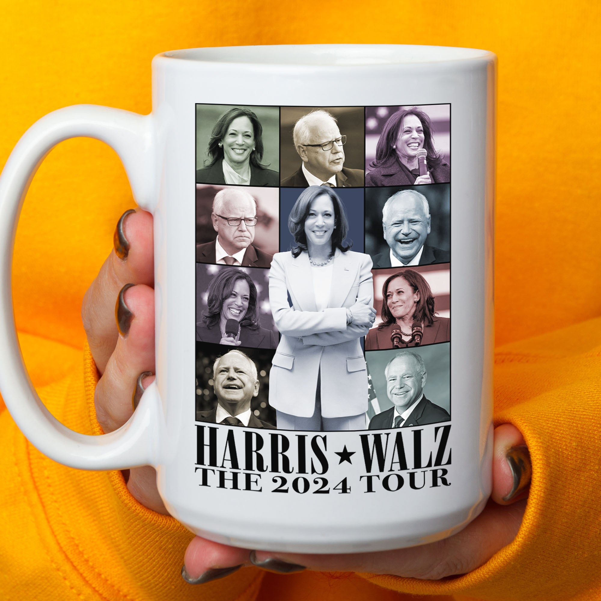 Harris Walz The Eras Tour Mug | Kamala Harris 2024 Mug | Tim Walz 2024 Mug | Democrat Coffee Mug C1461 - KH2