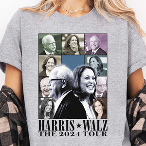 Harris Walz The Eras Tour Shirt | Kamala Harris 2024 Shirt | Tim Walz 2024 Shirt | Democrat Shirt Bright C1462 - KH2