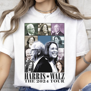 Harris Walz The Eras Tour Shirt | Kamala Harris 2024 Shirt | Tim Walz 2024 Shirt | Democrat Shirt Bright C1462 - KH2