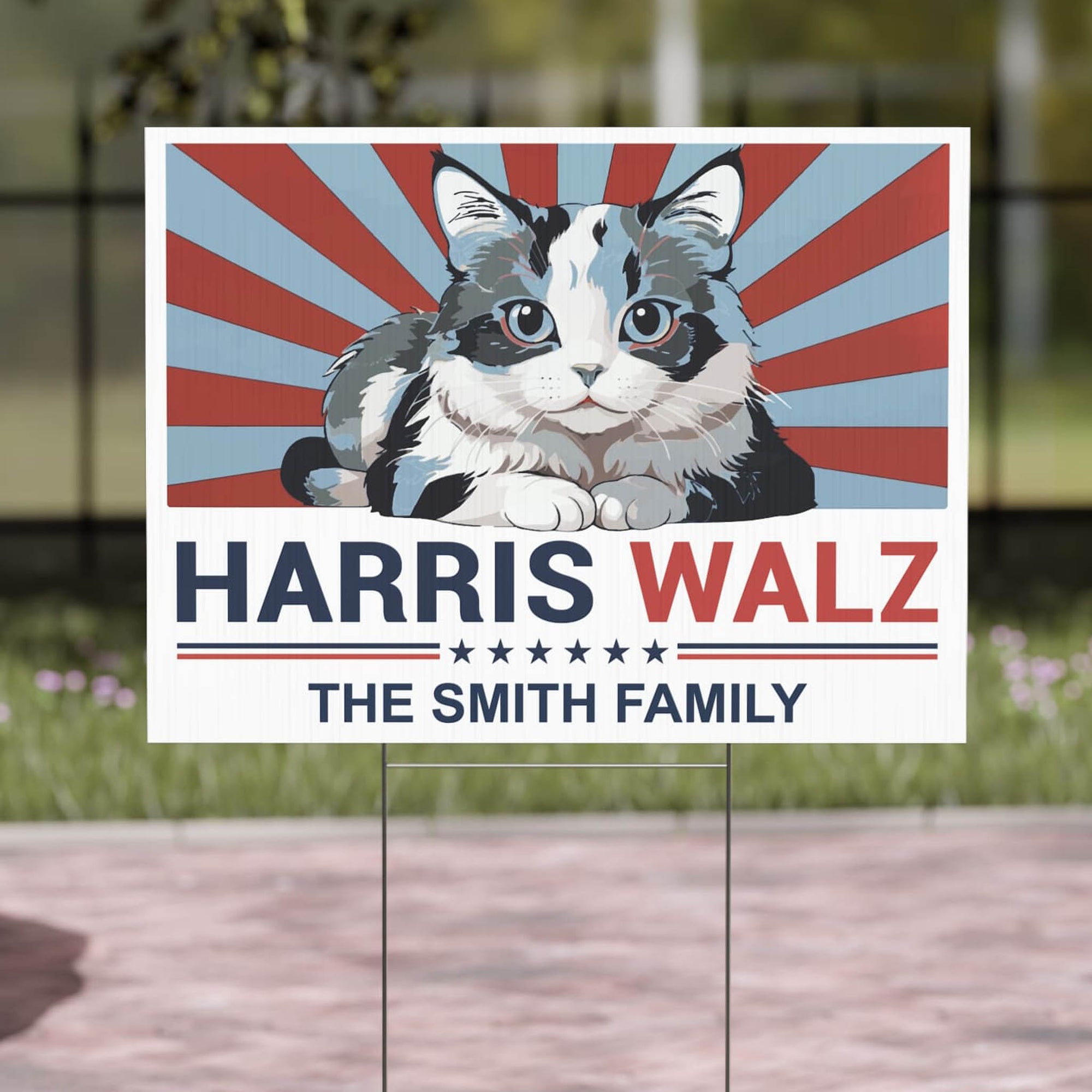 Harris Walz 2024 Obviously Yard Sign | Kamala Harris 2024 Yard Sign | Democrat Yard Sign T1472 - KH2