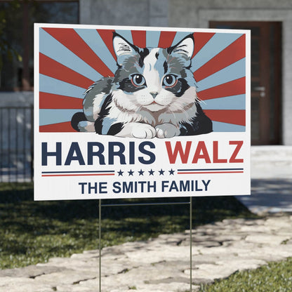 Harris Walz 2024 Obviously Yard Sign | Kamala Harris 2024 Yard Sign | Democrat Yard Sign T1472 - KH2