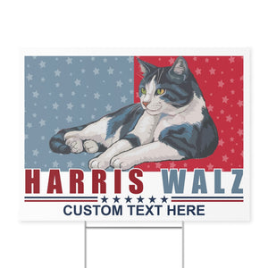 Harris Walz Yard Sign | Kamala Harris 2024 Yard Sign | Democrat Yard Sign T1473 - KH2