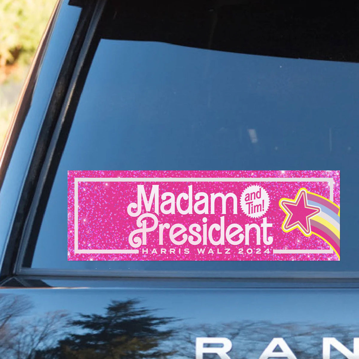 Madam President Harris Walz 2024 Decal, Kamala Harris 2024 Car Decal