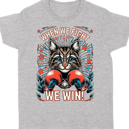 When We Fight We Win Shirt| Kamala Harris 2024 Shirt | Democrat Shirt Dark K1476 - KH2