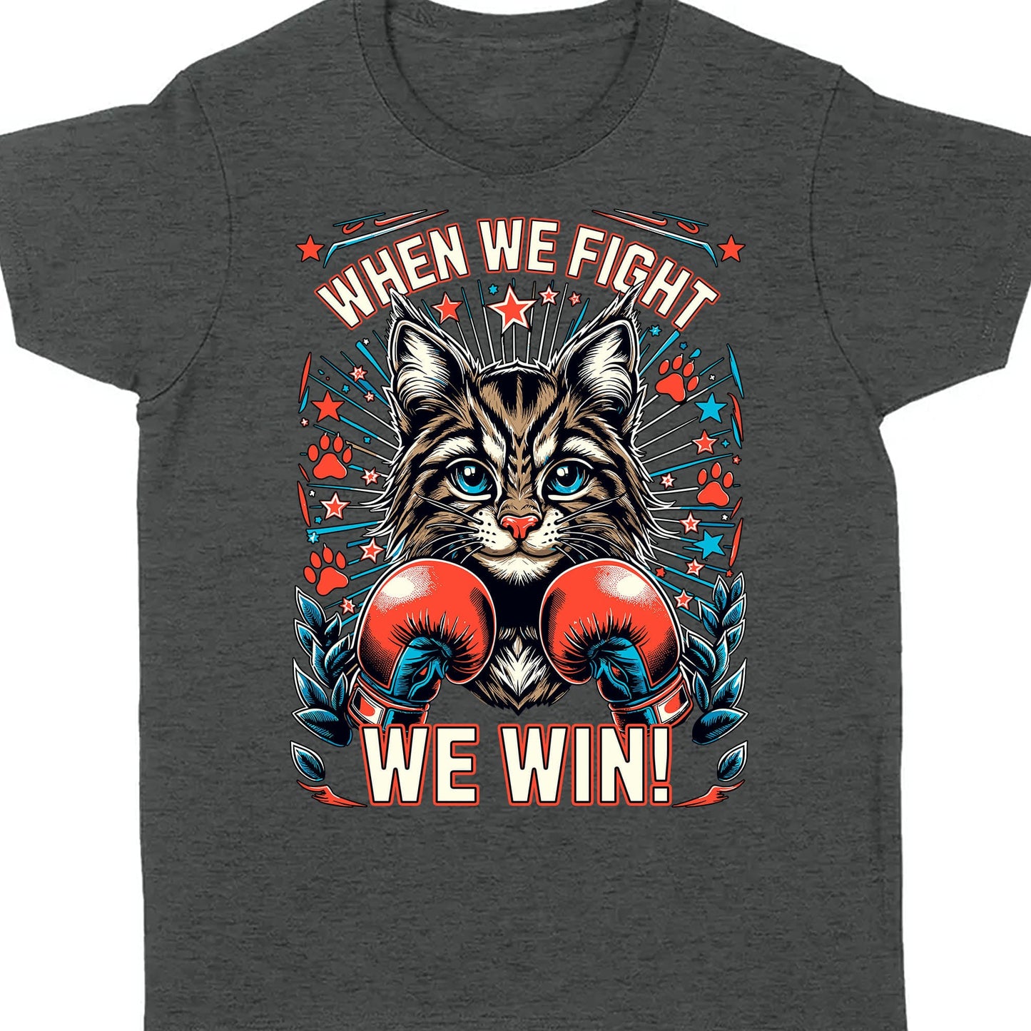 When We Fight We Win Shirt| Kamala Harris 2024 Shirt | Democrat Shirt Dark K1476 - KH2